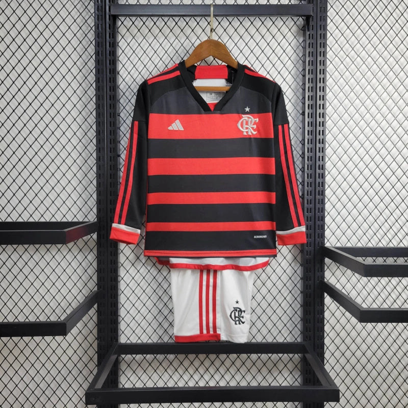 FLAMENGO LONG SLEEVE I 24/25 KID'S SET